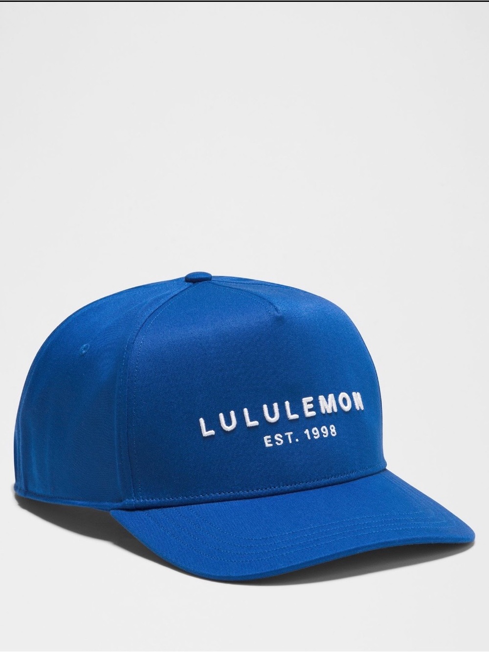 Lululemon The All Days SnapBack Light Blue/White Logo Baseball Cap L/XL NWT